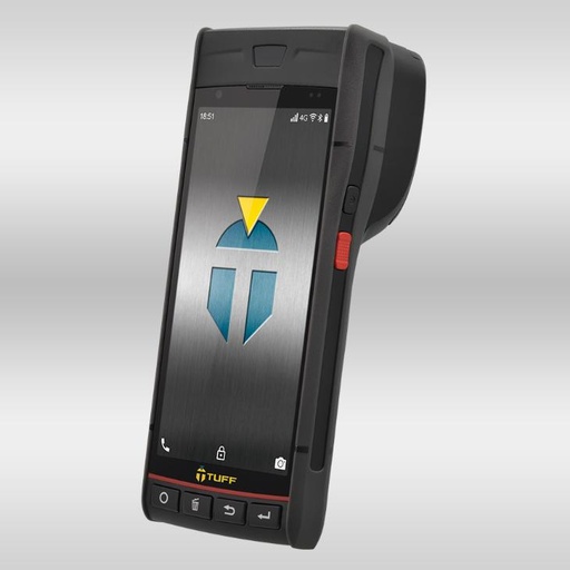 TE55P Rugged PDA with in-built scanner and Printer